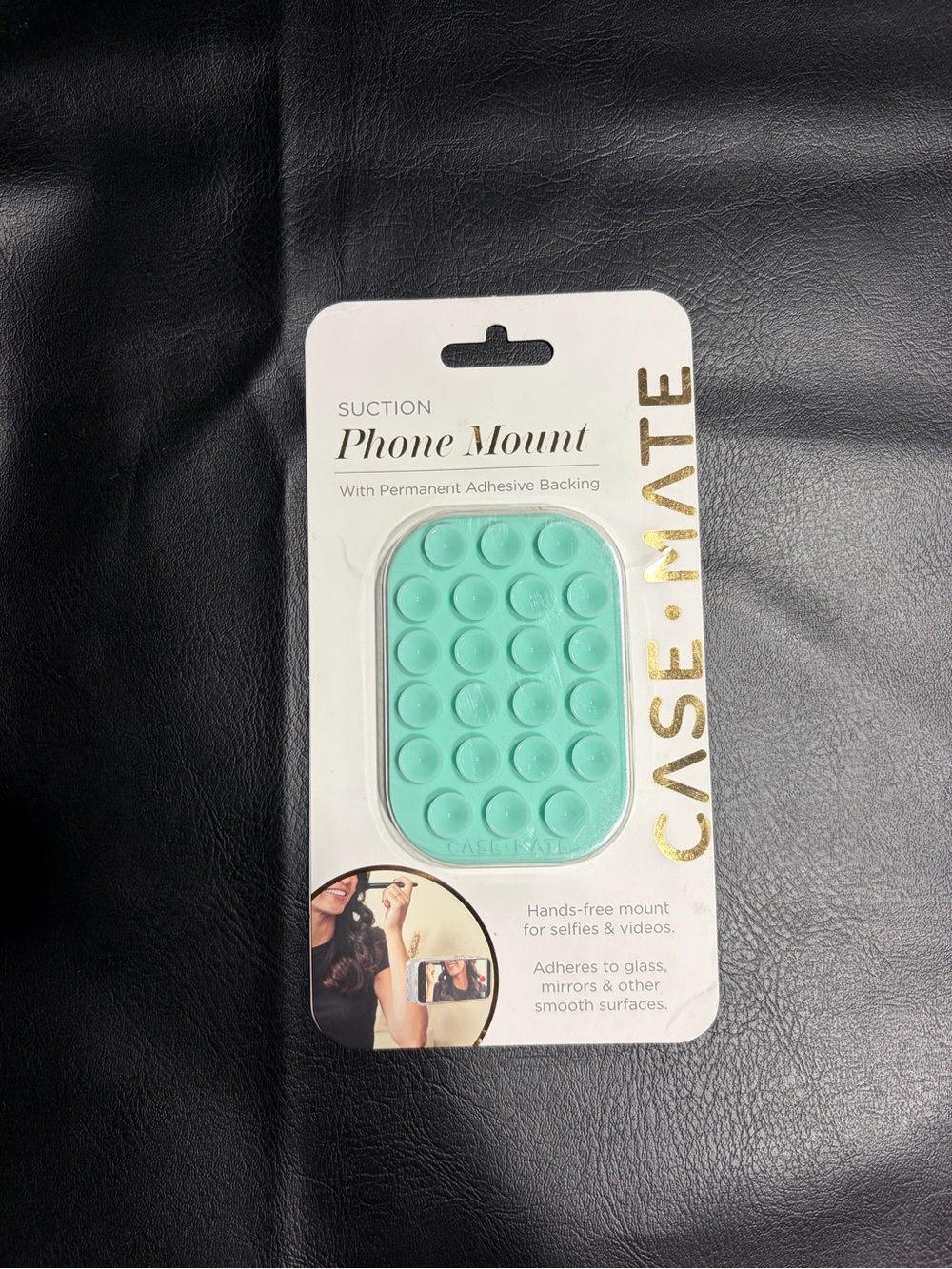 case-mate Mint Suction Phone Mount - Adhesive Hands-Free Mount